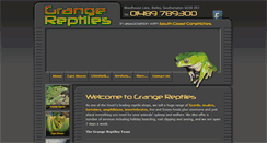 Desktop Screenshot of grangereptiles.co.uk